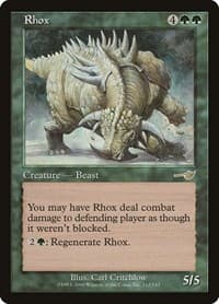 Rhox - Nemesis - Magic: The Gathering card