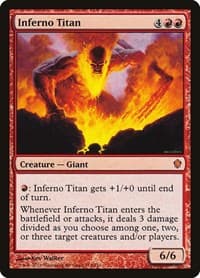 Inferno Titan - Commander 2013 - Magic: The Gathering card