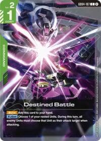 Destined Battle (Store Tournament Participation Pack 06) - Gundam Promotional Cards - Gundam Card Game card