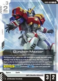 Gundam Maxter (Store Tournament Participation Pack 06) - Gundam Promotional Cards - Gundam Card Game card