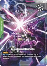 Destined Battle (Store Tournament Winner Pack 06) - Gundam Promotional Cards - Gundam Card Game card