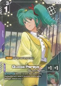 Quess Paraya (Store Tournament Winner Pack 06) - Gundam Promotional Cards - Gundam Card Game card