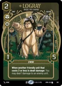 Logray - Bright Tree Shaman (Prestige) - Homeworlds - Star Wars: Unlimited card