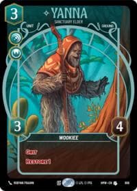 Yanna - Sanctuary Elder (Prestige) - Homeworlds - Star Wars: Unlimited card