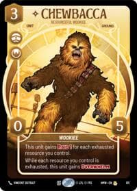 Chewbacca - Resourceful Wookiee (Prestige) - Homeworlds - Star Wars: Unlimited card