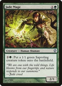 Jade Mage - Commander 2013 - Magic: The Gathering card