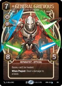 General Grievous - Scourge of Dathomir (Prestige) - Homeworlds - Star Wars: Unlimited card