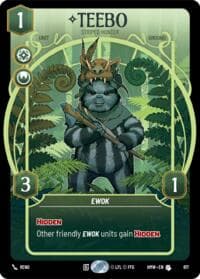 Teebo - Striped Hunter (Prestige) - Homeworlds - Star Wars: Unlimited card
