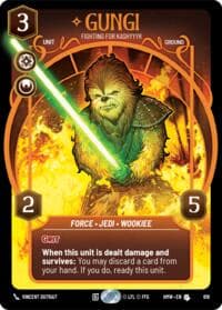 Gungi - Fighting for Kashyyyk (Prestige) - Homeworlds - Star Wars: Unlimited card