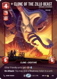 Clone of the Zillo Beast - Emperor's Experiment (Prestige) - Homeworlds - Star Wars: Unlimited card