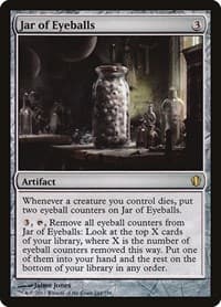 Jar of Eyeballs - Commander 2013 - Magic: The Gathering card