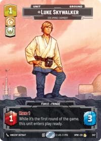 Luke Skywalker - Dreaming Farmboy (Prestige) - Homeworlds - Star Wars: Unlimited card