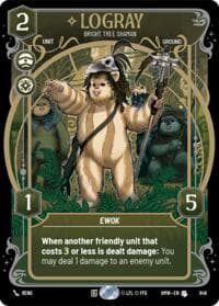 Logray - Bright Tree Shaman (Prestige Foil) - Homeworlds - Star Wars: Unlimited card