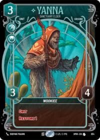 Yanna - Sanctuary Elder (Prestige Foil) - Homeworlds - Star Wars: Unlimited card