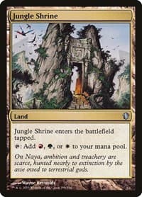 Jungle Shrine - Commander 2013 - Magic: The Gathering card