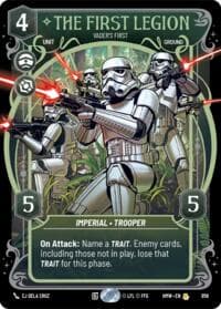 The First Legion - Vader's Fist (Prestige Foil) - Homeworlds - Star Wars: Unlimited card
