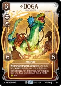 Boga - Loyal Varactyl (Prestige Foil) - Homeworlds - Star Wars: Unlimited card