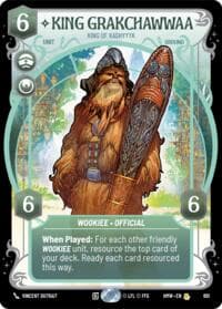 King Grakchawwaa - King of Kashyyyk (Prestige Foil) - Homeworlds - Star Wars: Unlimited card