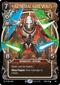 General Grievous - Scourge of Dathomir (Prestige Foil) - Homeworlds - Star Wars: Unlimited card