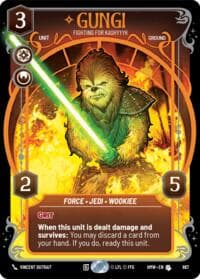 Gungi - Fighting for Kashyyyk (Prestige Foil) - Homeworlds - Star Wars: Unlimited card