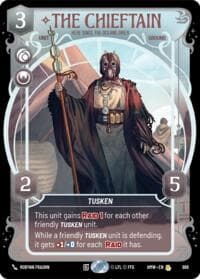 The Chieftain - Here Since the Oceans Dried (Prestige Foil) - Homeworlds - Star Wars: Unlimited card