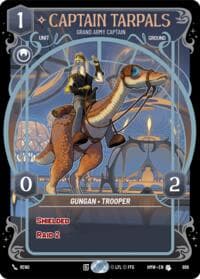 Captain Tarpals - Grand Army Captain (Prestige Foil) - Homeworlds - Star Wars: Unlimited card