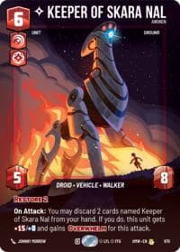 Keeper of Skara Nal - Awoken (Prestige Foil) - Homeworlds - Star Wars: Unlimited card
