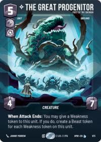 The Great Progenitor - First of the Drengir (Prestige Foil) - Homeworlds - Star Wars: Unlimited card