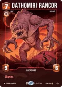 Dathomiri Rancor (Prestige Foil) - Homeworlds - Star Wars: Unlimited card
