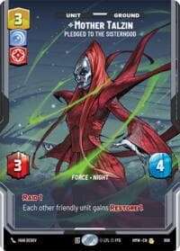 Mother Talzin - Pledged to the Sisterhood (Prestige Foil) - Homeworlds - Star Wars: Unlimited card