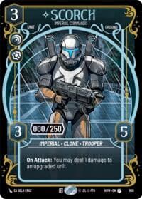 Scorch - Imperial Commando (Serialized) - Homeworlds - Star Wars: Unlimited card
