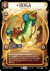 Boga - Loyal Varactyl (Serialized) - Homeworlds - Star Wars: Unlimited card