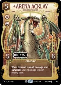 Arena Acklay - Screaming Predator (Serialized) - Homeworlds - Star Wars: Unlimited card