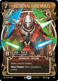 General Grievous - Scourge of Dathomir (Serialized) - Homeworlds - Star Wars: Unlimited card