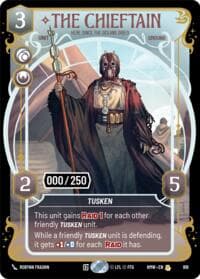The Chieftain - Here Since the Oceans Dried (Serialized) - Homeworlds - Star Wars: Unlimited card