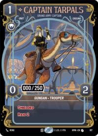 Captain Tarpals - Grand Army Captain (Serialized) - Homeworlds - Star Wars: Unlimited card