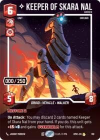 Keeper of Skara Nal - Awoken (Serialized) - Homeworlds - Star Wars: Unlimited card