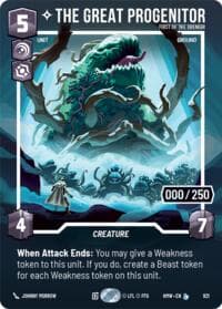The Great Progenitor - First of the Drengir (Serialized) - Homeworlds - Star Wars: Unlimited card