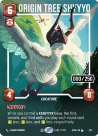 Origin Tree Shyyyo (Serialized) - Homeworlds - Star Wars: Unlimited card