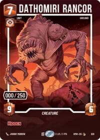 Dathomiri Rancor (Serialized) - Homeworlds - Star Wars: Unlimited card