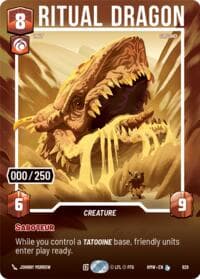 Ritual Dragon (Serialized) - Homeworlds - Star Wars: Unlimited card