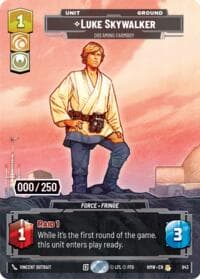 Luke Skywalker - Dreaming Farmboy (Serialized) - Homeworlds - Star Wars: Unlimited card