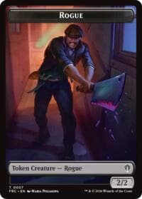 Rogue // Zombie Army Double-Sided Token - Commander: Reality Fracture - Magic: The Gathering card