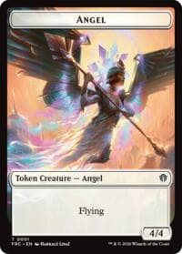 Angel // Myr Double-Sided Token - Commander: Reality Fracture - Magic: The Gathering card