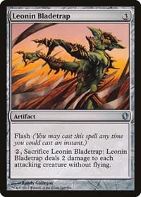 Leonin Bladetrap - Commander 2013 - Magic: The Gathering card