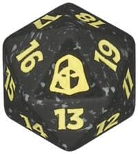 Reality Fracture Prerelease Spindown Life Counter (Yellow) - Wizards of the Coast Dice - Life Counters card