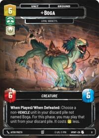Boga - Loyal Varactyl - Homeworlds: Weekly Play Promos - Star Wars: Unlimited card