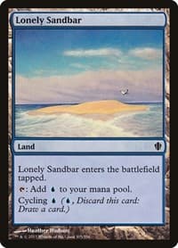 Lonely Sandbar - Commander 2013 - Magic: The Gathering card