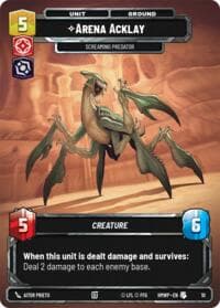 Arena Acklay - Screaming Predator - Homeworlds: Weekly Play Promos - Star Wars: Unlimited card