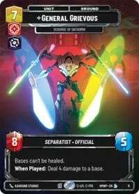 General Grievous - Scourge of Dathomir - Homeworlds: Weekly Play Promos - Star Wars: Unlimited card